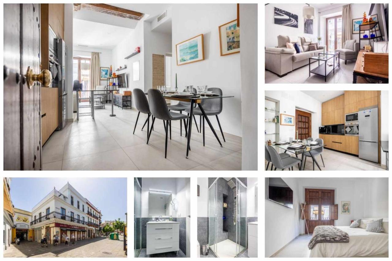 Comfy Away - Apartamento Exclusivo Mercado De Triana Con Balcon Seville Luaran gambar