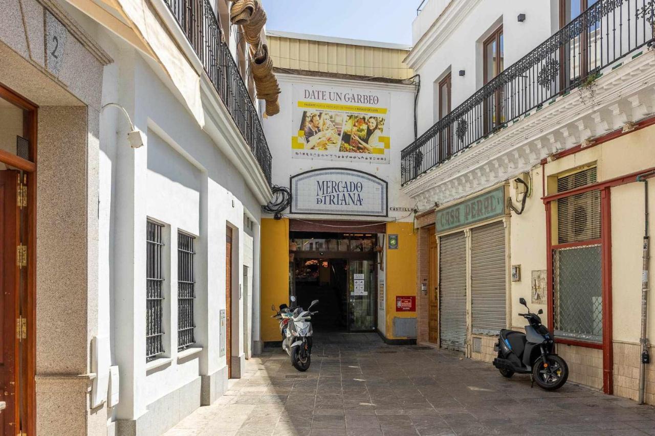 Comfy Away - Apartamento Exclusivo Mercado De Triana Con Balcon Seville Luaran gambar